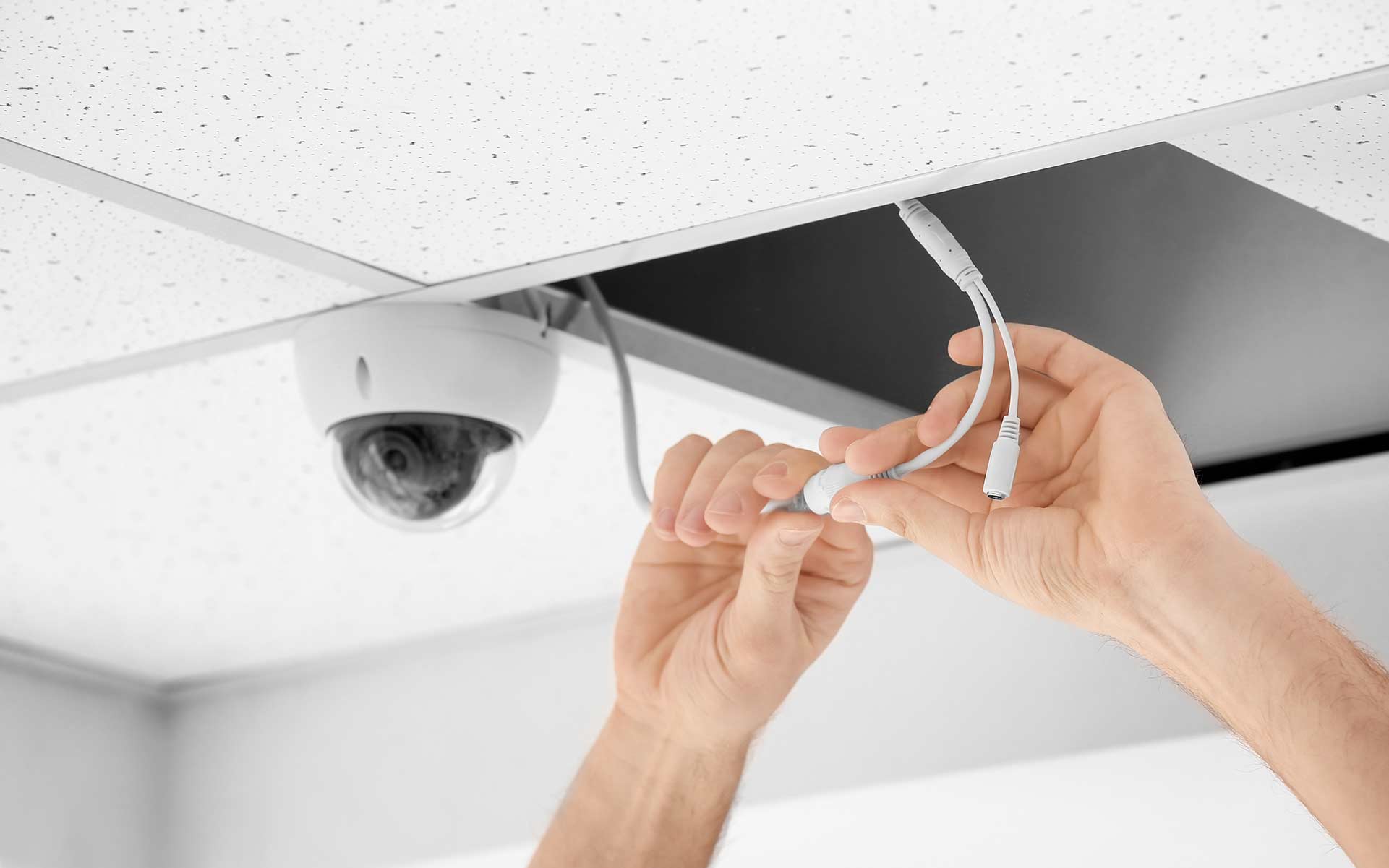A2B Electrical's electricians can wire up CCTV cameras for properties in White City and the local area. 